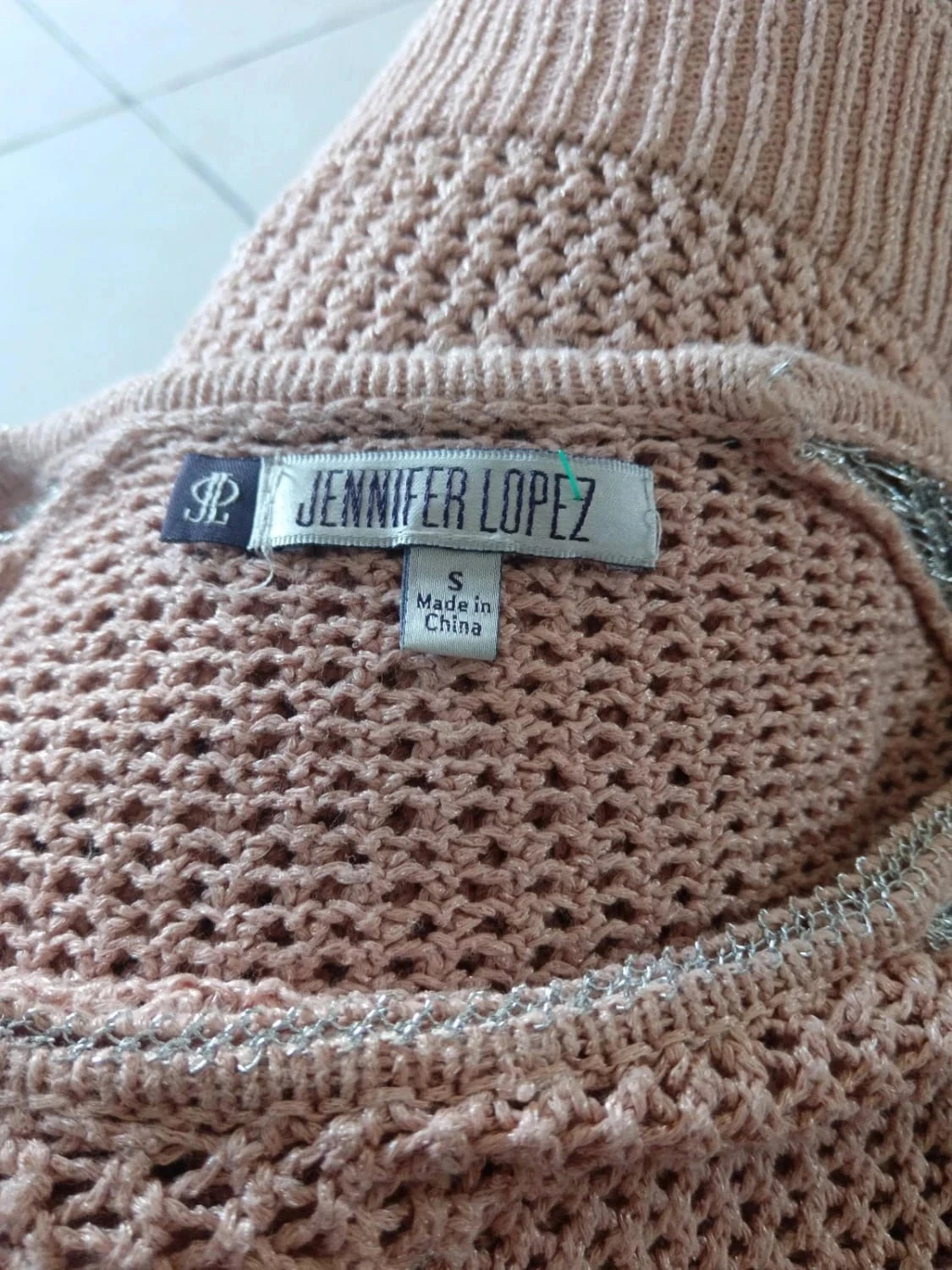 C81 suéter rosa Jennifer Lopez S – photo 3